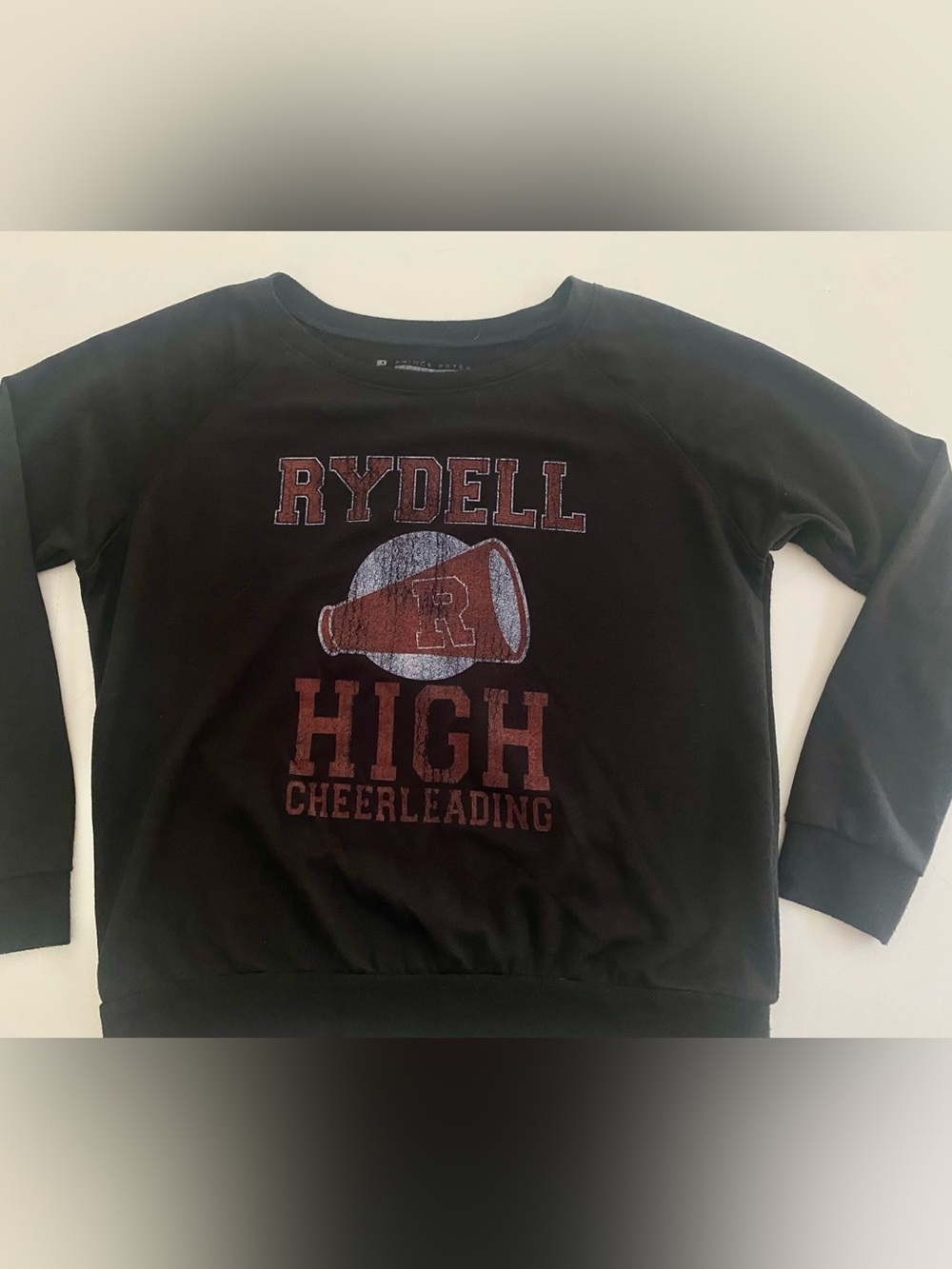 Prince Peter Rydell High Black Cheerleading Sweatshirt NWOT